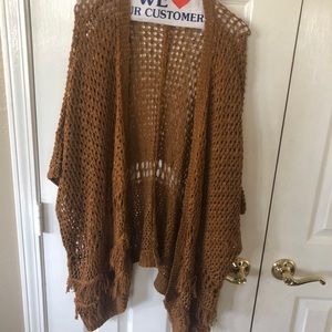Tan cardigan